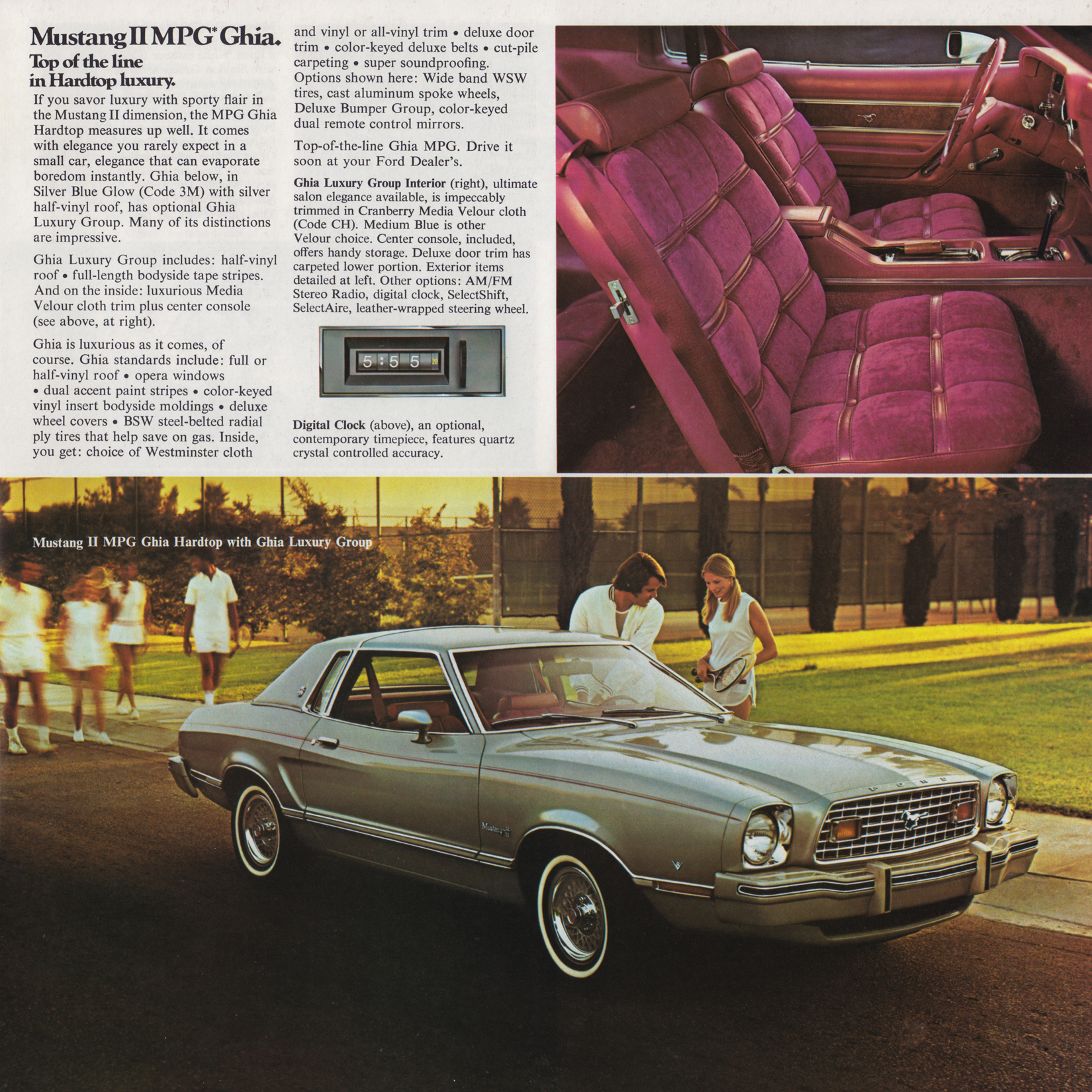 1976 Ford Mustang II Brochure Page 1